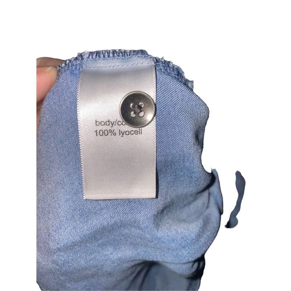 Maurice’s Blue Chambray Button Up Denim Shirt - Picture 9 of 9